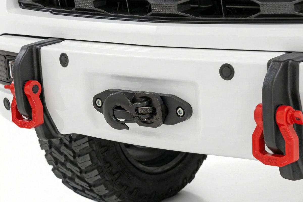 Chevrolet Silverado 1500 Bumper - Front - Rough Country - FXS - Summit White - '23-'26